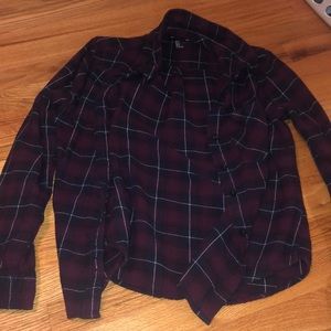 Plaid long sleeve